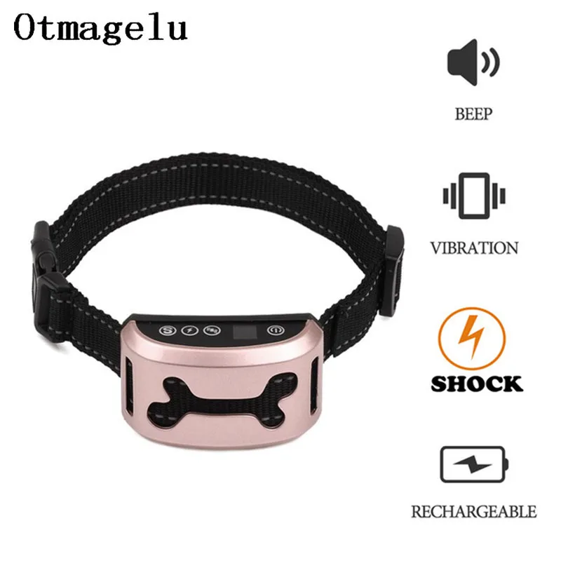 Electronic Automatic Dog Training Collars Stop Barking Collar With LED Digital Display Vibration Charging Electric Shock Collars88