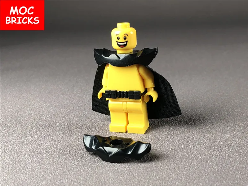 

5sets/lot MOC Bricks Utility Belt 27145 Armor Shoulder Pads with Ridges 11438 cape Building Blocks DIY Toys for kids Xmas gifts