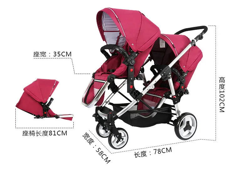 baby jogger tandem double stroller