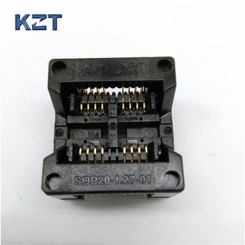 

Double SOP8 Burn in Socket IC Test Socket OTS-20-1.27-01 Programmer Adapter Connector