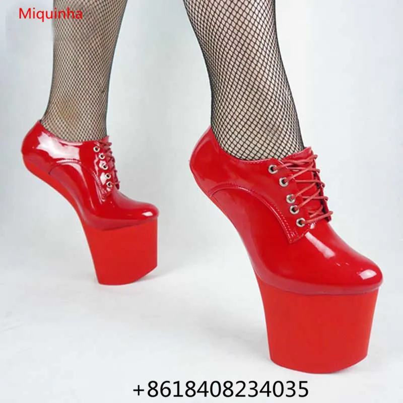 Miquinha European Style Super High Platform Women Pumps Sexy BDSM Women ...