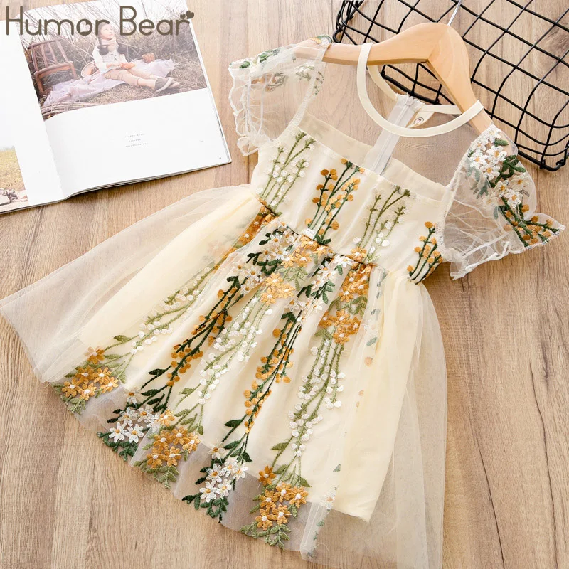 Humor Bear Summer Flower Girls Dresses Wedding Girls 6 Years...