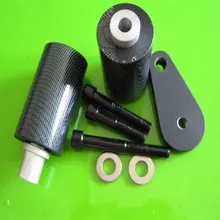 Motorcycle Parts No Cut Spike Carbon Frame Sliders Crash Protector Fit YAMAH YZF R6 YZF600 R6S 1998 1999 2000 2001 2002 03-08