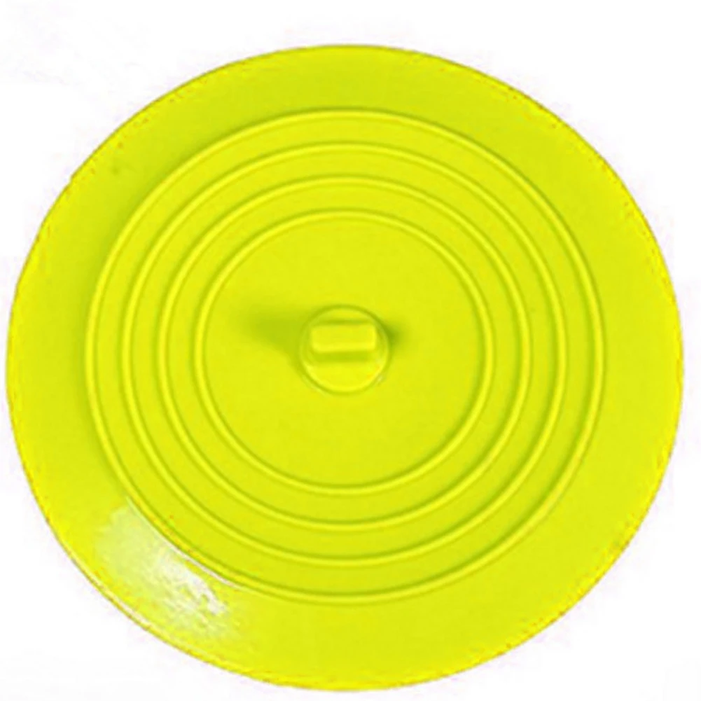 

15cm Kitchen Drain Plug Hair Catcher Sink Flat Cover Round Leakage-proof Shower Silicone Water Stopper Basin Bathtub Universal