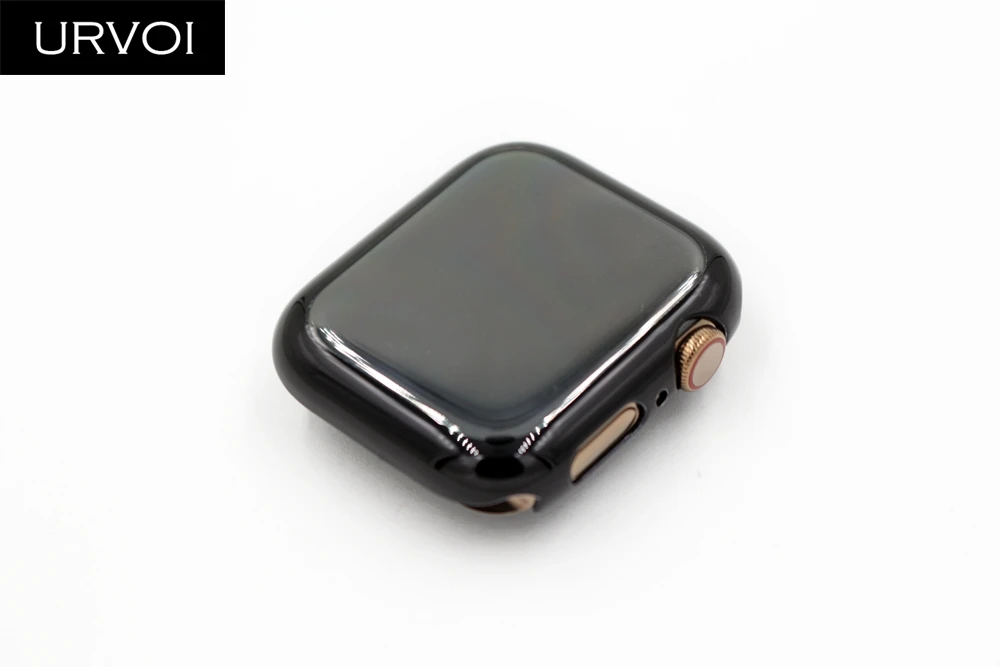 Пластиковый чехол URVOI для Apple Watch series 6 SE 5 4 3 полное покрытие Защита экрана iWatch slim fit