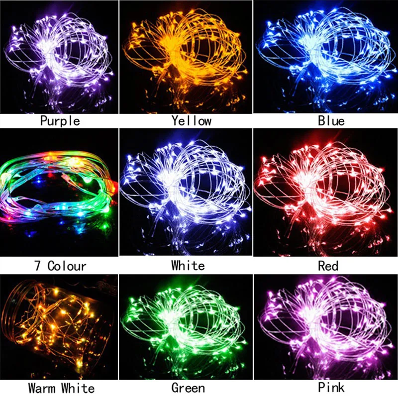 2 шт. медная проволока 10 м 100 светодиодов|christmas lights|led christmas lightschristmas lights 10m |