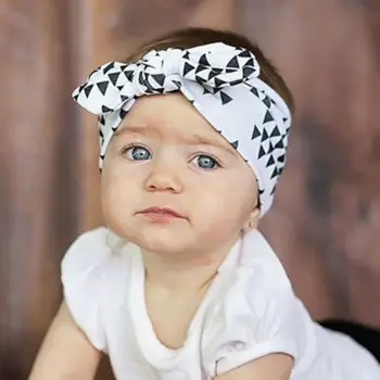 

Cute Baby Headband Toddler Kids Girls Bow Hairband Turban Knot Rabbit Headwear