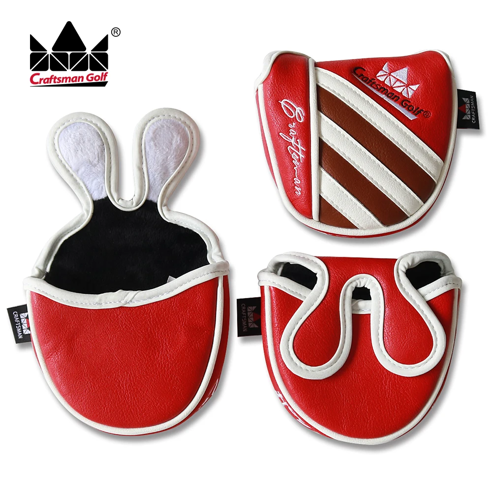 Craftsman Putter Cover White Hot XG Golf Mallet Putter Cover Headcover with Magnetic Closure Free Shipping