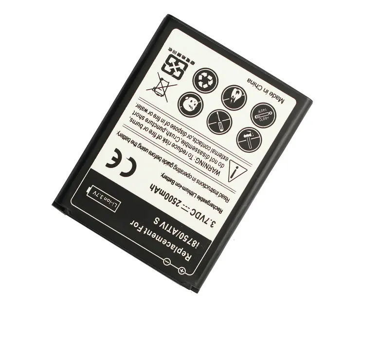 Сменный аккумулятор Ciszean 2500 мА/ч для Samsung galaxy ATIV S i8750 i8370 i8790 S|battery for samsung|battery forbattery