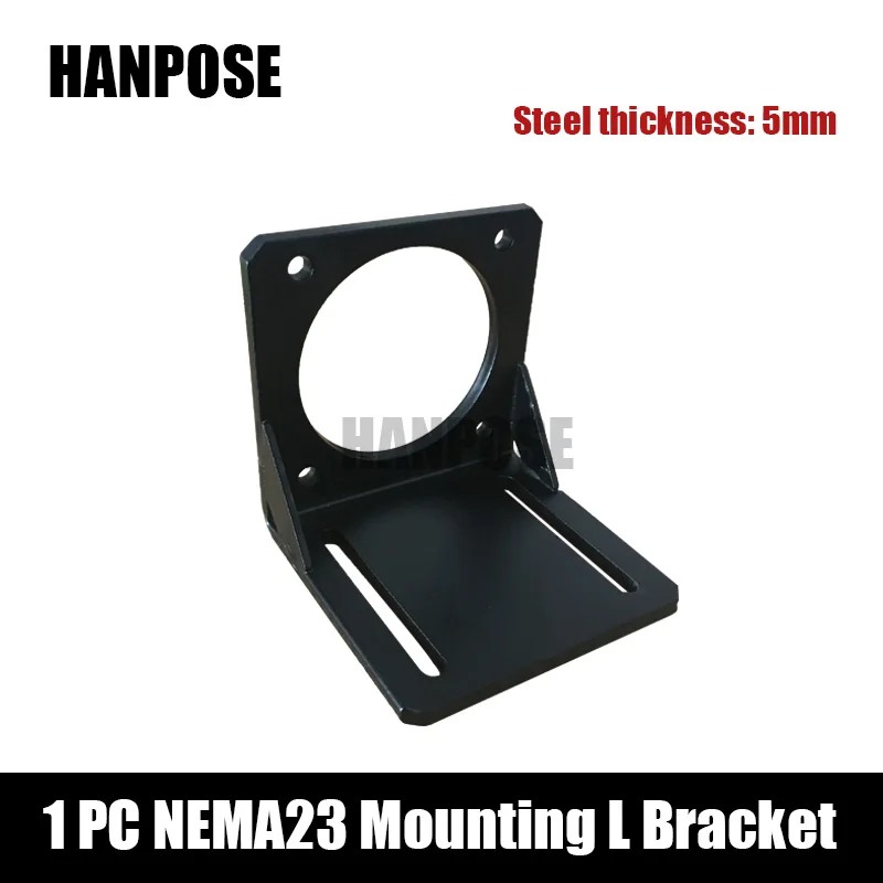 

Free shipping 1PCS Nema 23 motor L bracket 57 stepper motor bracket 57 brushless motor bracket holder