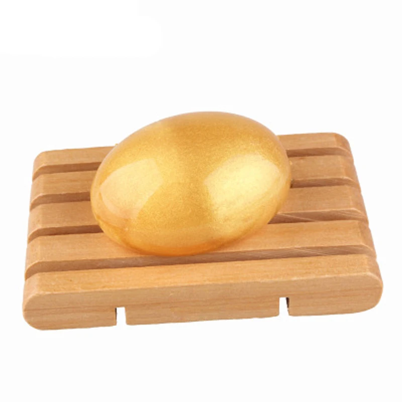 Luckyfine Золотой коллагеновый гель для ванной Отбеливающее мыло нежные яйца мыло ручной работы отбеливание кожи мыло от акне, псориаза