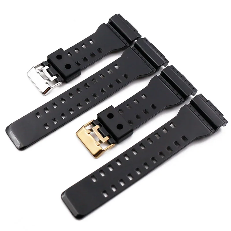 Najtaniej Akcesoria do zegarków pasek z żywicy case dla Casio G SHOCK zegarek z przypadku jasne oświetlenie GA110 100 GD120 100 GLS100 zegarek pasek
