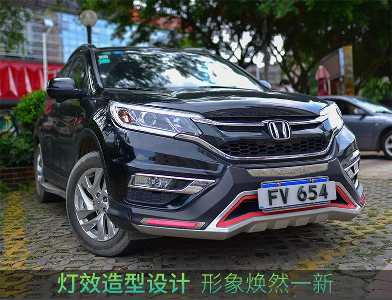 Hireno фары для-16 Honda CRV CR-V передних фар сборки светодиодный DRL ангел объектив двойной луч ксеноновые 2 шт