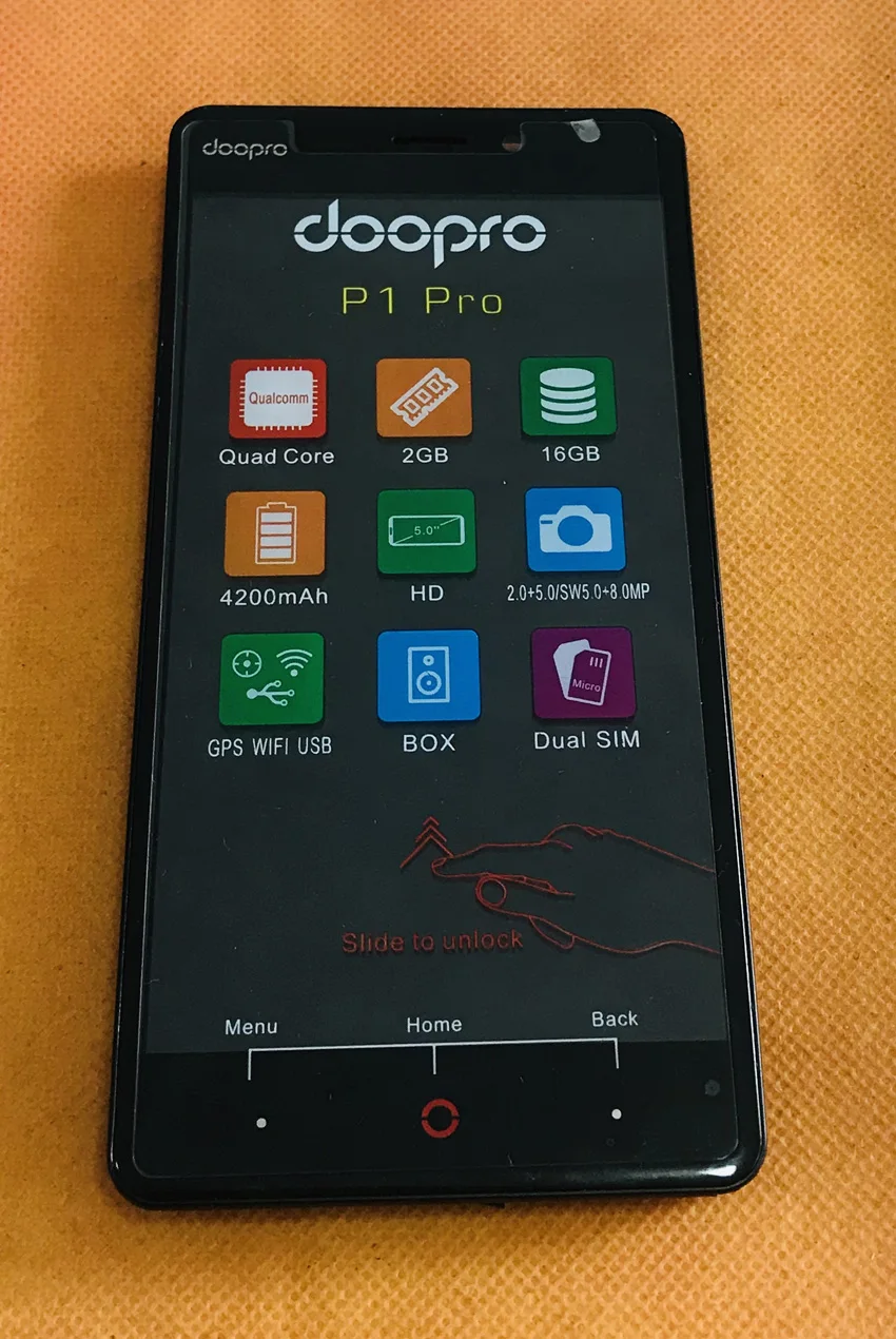 Оригинальный сенсорный экран и ЖК-дисплей + рамка для doopro P1 Pro quad core HD Бесплатная