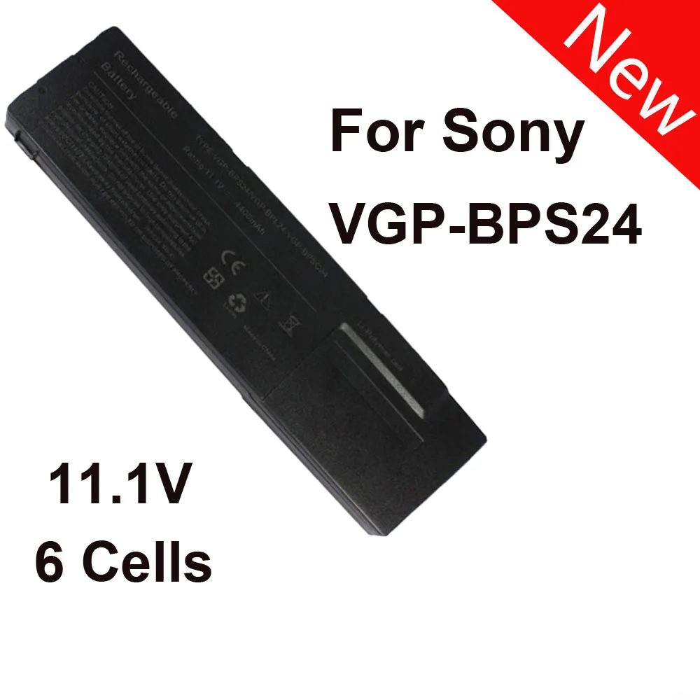 11.4V 4400mAh Laptop Battery for Sony VGP BPS24 VGP BPL24 BPS24 VGP For