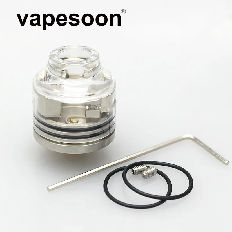 

Authtic vapesoon WASP NANO RDA Big Deck Rebuildable Tank 22mm Diameter Adjustable Airflow Bottom Airflow e-Ciagarette RDA