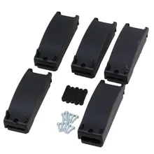 Черный Пластиковый кабель распределительная коробка для проводов протектор с T06-MM02 терминал для внутреннего освещения Упаковка 5