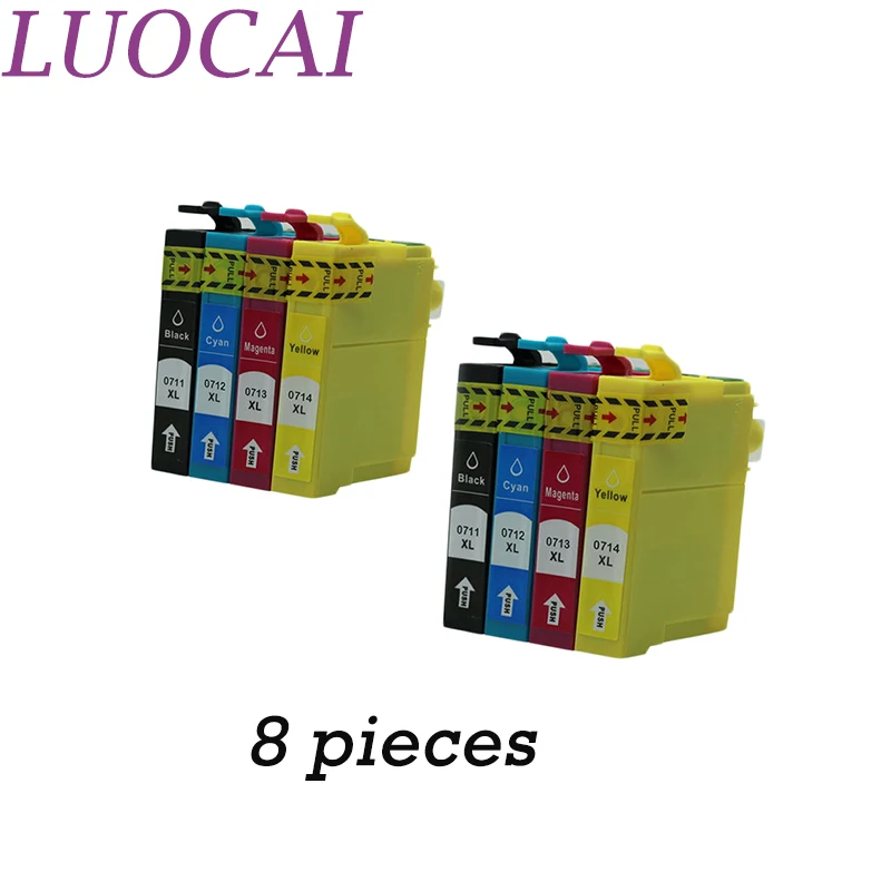 8 шт. картриджи для принтера Epson Stylus D78/D92/D120/DX4000/DX4050/DX4400/DX4450/DX5000/DX5050printer | Офисная