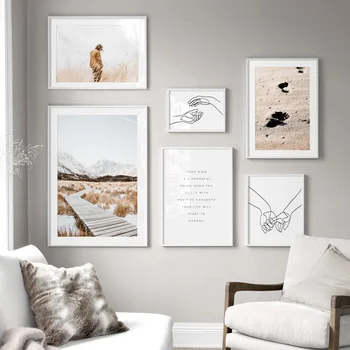

Grass Reed Plant Desert Sweet Love Quote Nordic Posters And Prints Wall Art Canvas Painting Wall Pictures For Living Room Decor