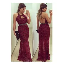 Vintage Meerjungfrau Oansatz Burgund prom Kleid Bodenlangen Spitze party Kleid Frauen Abendkleid Benutzerdefinierte vestido de festa