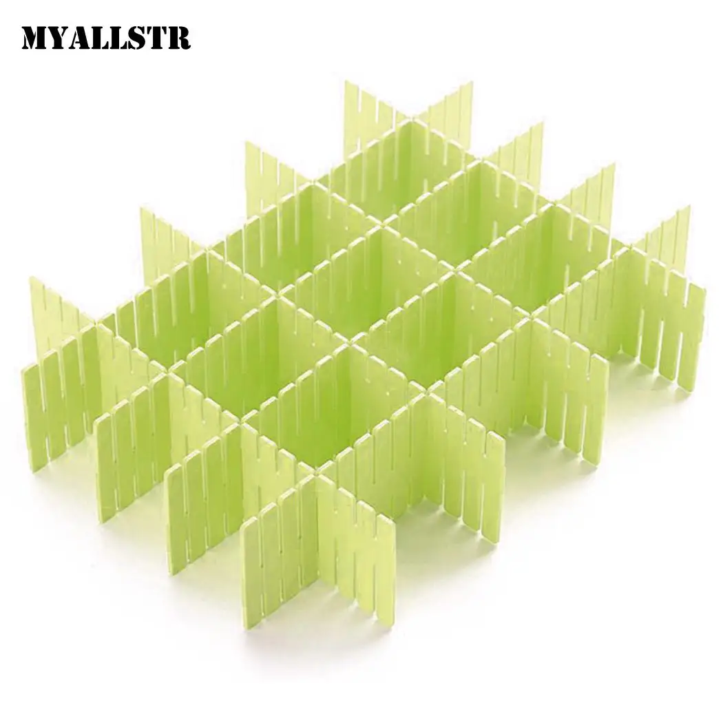 

New Grid Household Storage Spacer Sub-grid Finishing Dividers Pack of Dividers Indoor Shelves Drawer Divider