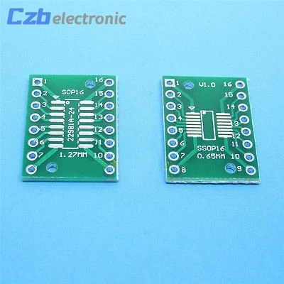 2pcs SOP20 SSOP20 TSSOP20 to DIP20 PCB SMD DIP//Adapter plate Pitch 0.65//1.27mm