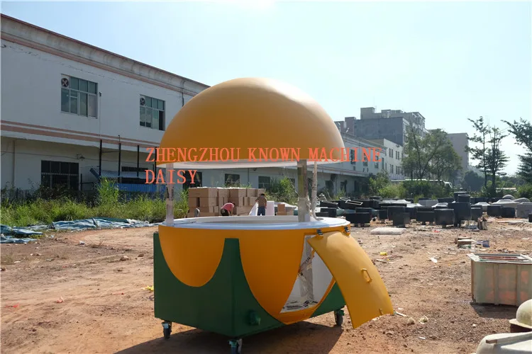 Коммерческий 4 колеса китайский Мороженое продуктовый фургон оборудование прицеп для еды