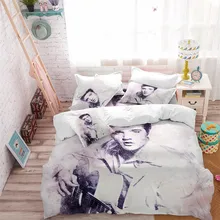 Classic Portrait Bedding Set Elvis Presley Print Duvet Cover Set King Queen Bedding Pillowcase The King Fans Bedroom Decor D40 Classic Portrait Bedding Set Elvis Presley Print Duvet Cover Set King Queen Bedding Pillowcase The King Fans Bedroom Decor D40