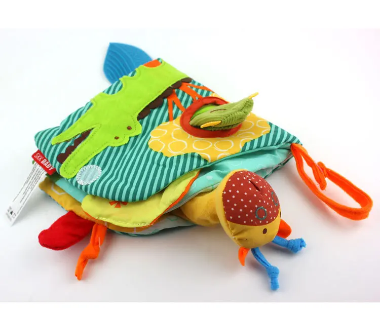 

Puzzle baby cloth mother and child interactive toys 0-2 deer puppet cloth book baby toys plush cloth book toys