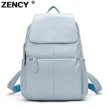 15 Colors 100% Genuine Leather Women’s Backpack Female Real First Layer Cow Leather Ladies’ Backpacks Travel ipad Cowhide Bags
