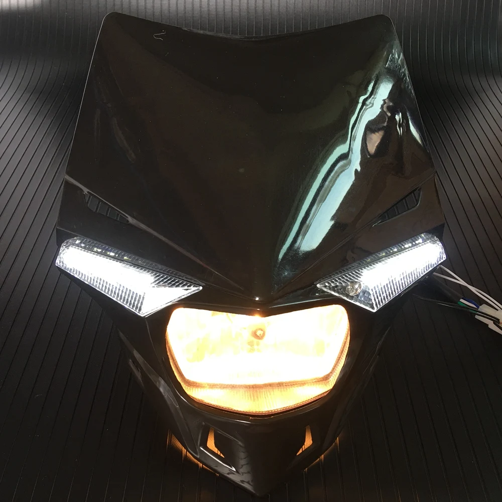 Фонарь для мотоцикла уличный Боец синий FZR Fazor FZ6 YZF R1 R6 светодиодный светильник с