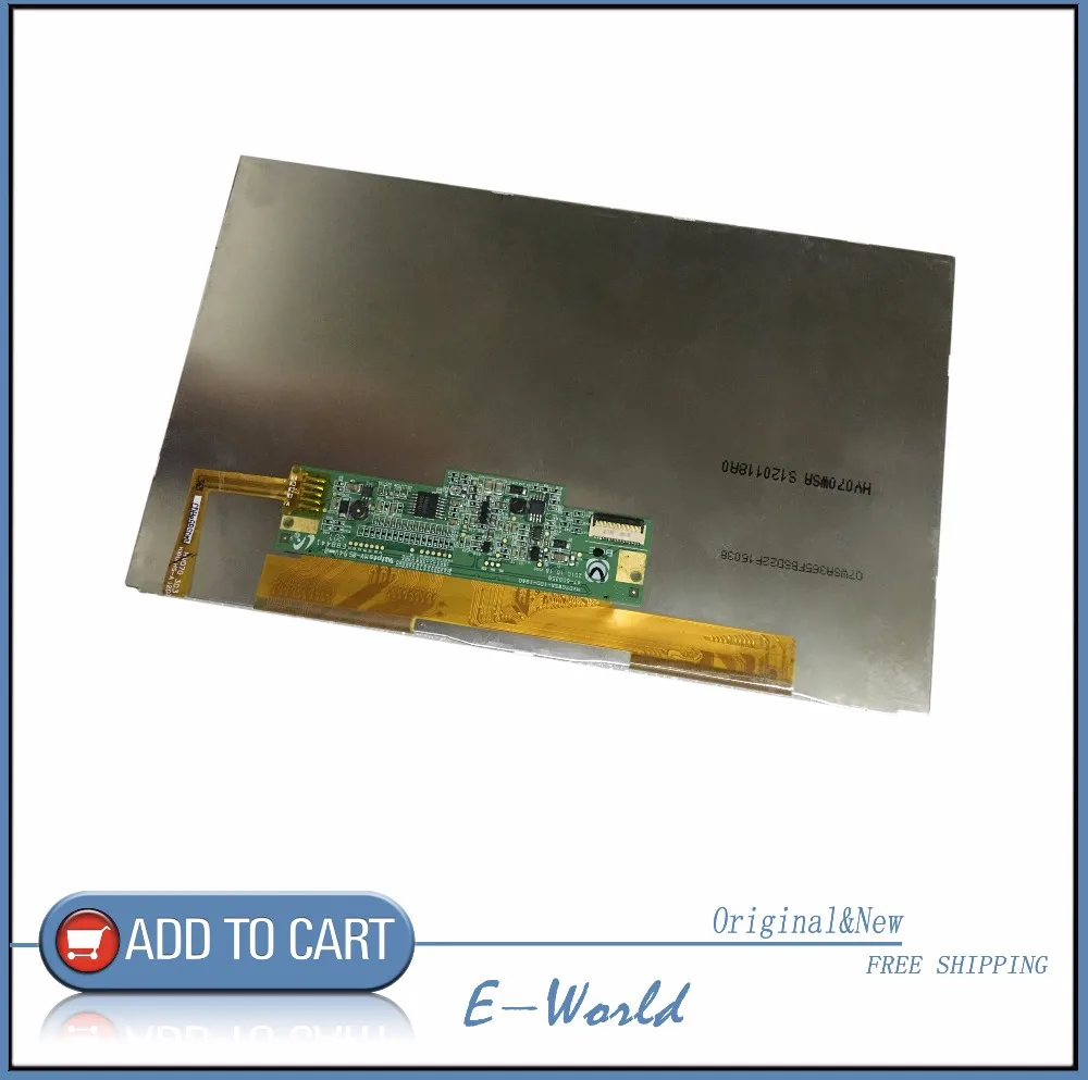 

Original and New 7inch LCD screen HV070WSA-100 HV070WSA for P1000 P6200 P3100 P3110 tablet pc free shipping