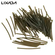 100 штук 6 см* 1 мм термоусадочная трубка пластиковая трубка нагревательный маленький шланг Труба для ловли карпа аксессуары