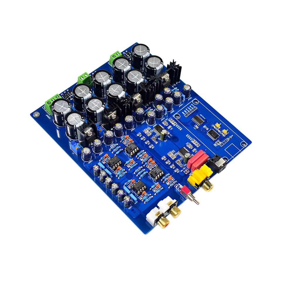 Dual Chip AK4396VF+AK4113 DAC Decoder Support Fiber Coaxial Decoding Board For Power Amplifiers Dual Chip AK4396VF+AK4113 DAC Decoder Support Fiber Coaxial Decoding Board For Power Amplifiers