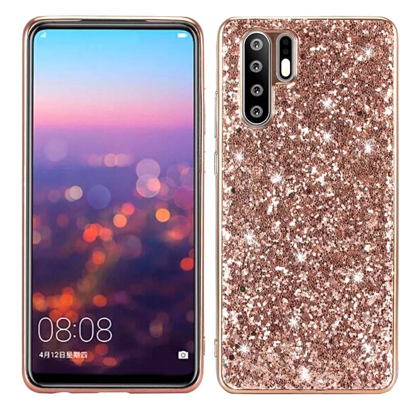 

Case For Huawei P30 Pro Luxury P30 Bling Shinning Huwei P30 Lite Nova4e Casing Back Protection Cover Etui Hawei p 30 pro Carcasa
