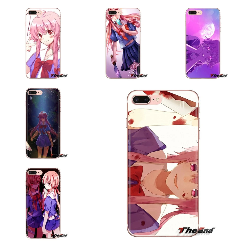 

Gasai Yuno Future Diary series Transparent TPU Cases Covers For Xiaomi Redmi 4A S2 Note 3 3S 4 4X 5 Plus 6 7 6A Pro Pocophone F1