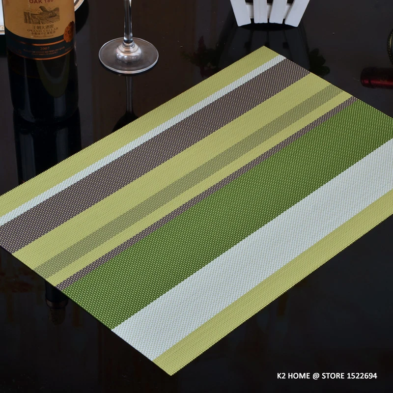 4 шт. коврики для кухонного стола из ПВХ|place mat|pvc mattable pad |