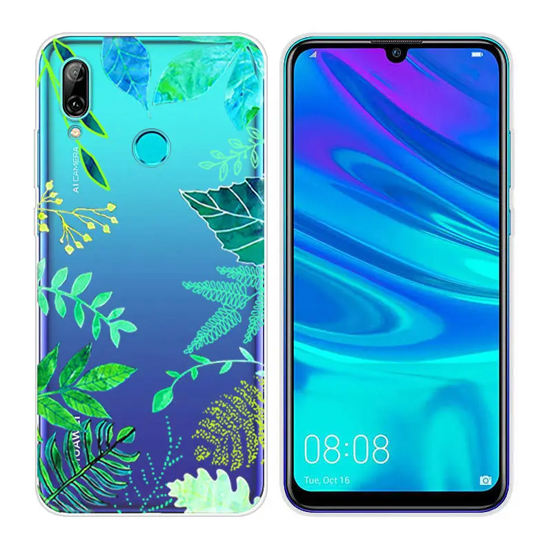Silicone Fundas for Huawei P Smart 2019 Soft TPU Back Phone Case for 6.21 inch P Smart 2019 Clear Cover PSmart 2019 Shell Capa  (67)