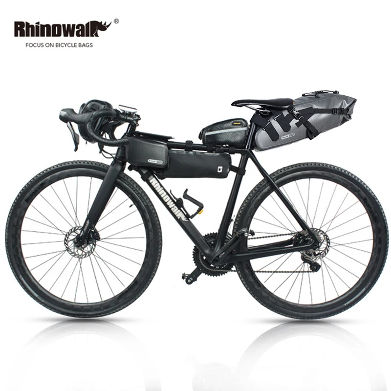 RHINOWALK 5pc/set Bicycle Bag Outdoor Cycling Bike Bag MTB Bike Saddle Tail Seat Bicycle Handlebar Pannier Head Front Tube Bag