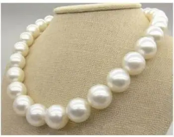 

collection natural pearl necklace round giant 13-16mm class light genuine fine jewelry 18inch