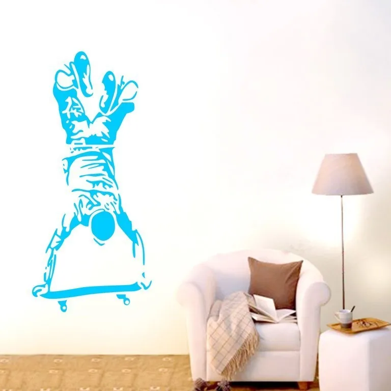 Skateboard-boy-Sport-Wall-stickers-Home-Decal-Removable-Wall-Mural-Vinyl-Decor- (3)