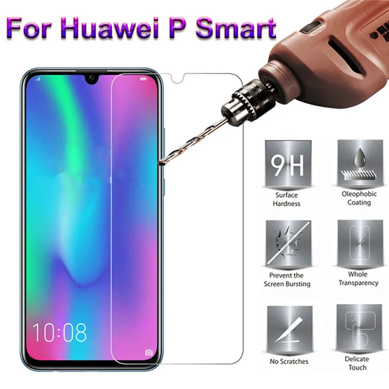 2.5D Закаленное стекло для huawei Y7Pro Y9 P Smart Plus P30 P20 Honor 8C 8X 8A 7C Nova 3i 3E Защитная пленка для экрана