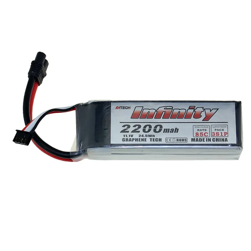 Аккумулятор Infinity 3S LiPo 2200mah 85C с разъемом SY60/XT60 Graphene Tech для радиоуправляемого квадрокоптера Дрон с перезаряжаемым аккумулятором - Цвет: 2200mah 85C 3S