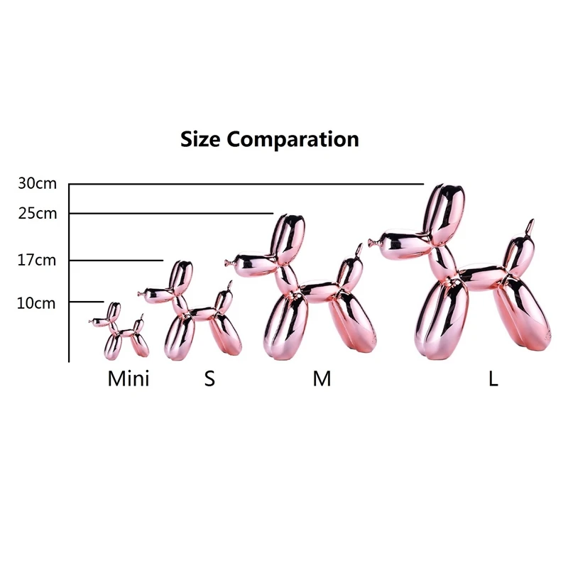Jeff Koons воздушный шар собака Гальваническая блестящая поверхность абстрактное рукоделие смола статуя украшение для дома аксессуары Горячая Распродажа декор для дома