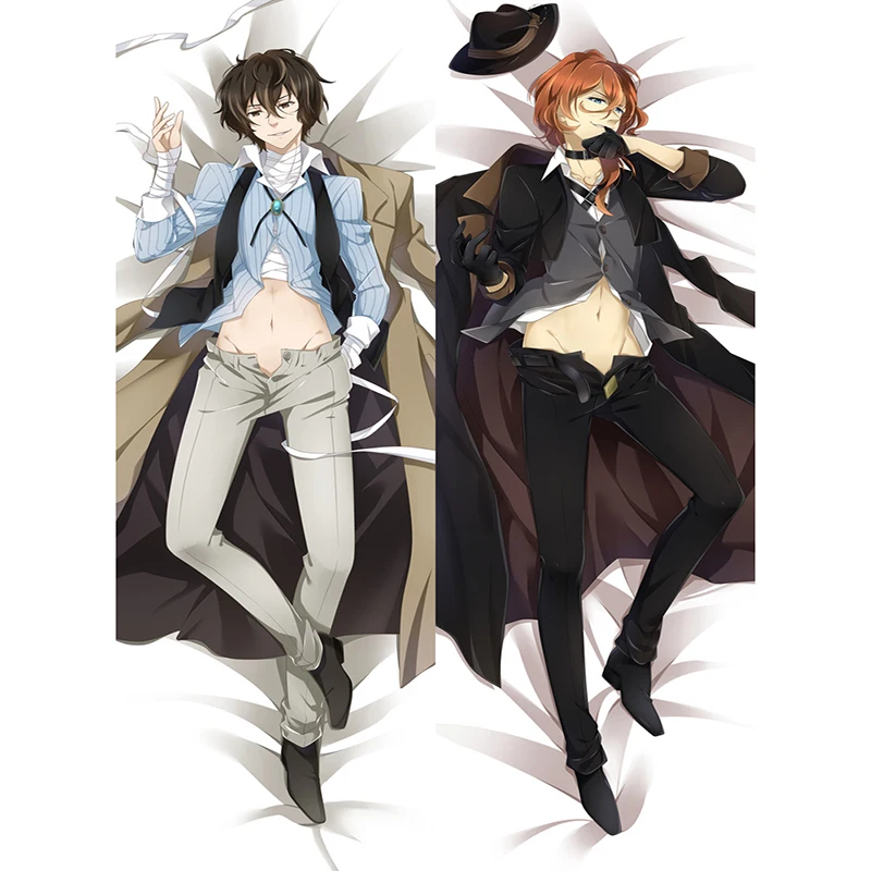 Аниме JK манга Банго бродячие собаки дазай Осаму Nakahara Chuuya Dakimakura обнимающий чехол для подушки домашний декор для кровати чехол для подушки