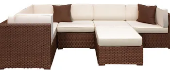 

Rattan Furniture Outdoor Garden Sectional 6-Piece Patio Set
