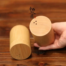 Натуральная бамбуковая Китайская японская зубочистка коробка Труба Обеденный стол портативный чайник для кофе еды, конфет модная коробка для хранения
