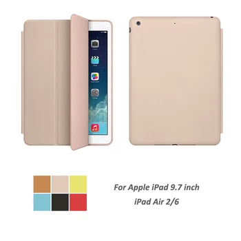 

Case Auto Sleep / Wake Up Slim Cover For ipad Air2 Air6 Smart Stand Holder Folio Protect Case For Apple ipad Air 2/6 9.7 inch