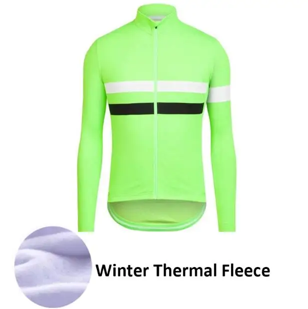 Ropa Ciclismo Winter Thermal Fleece Warm Cycling Jersey Long Sleeve Bicycle Jacket MTB Bike Clothing - Цвет: 9