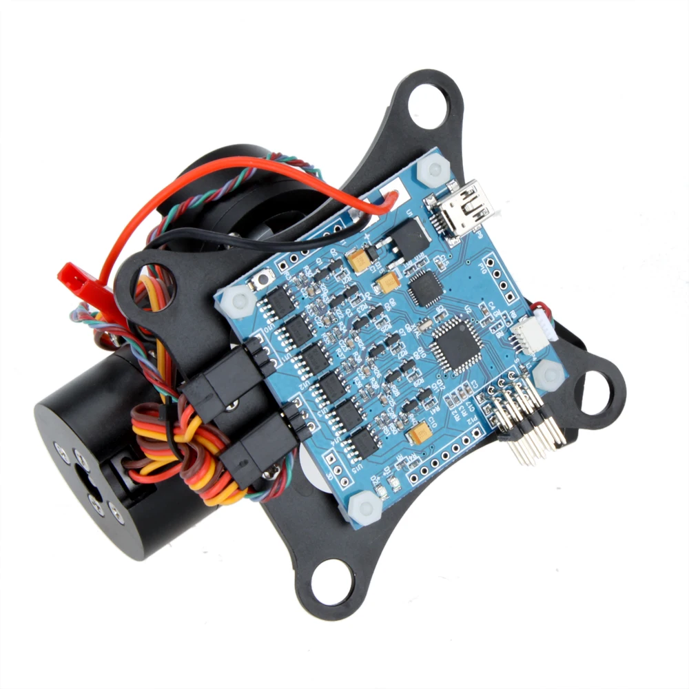 GoolRC Black CNC FPV Quadcopter BGC 2 Axis Brushless Gimbal W/ Controller For GoPro 3 Camera DJI Phantom 1 2 Walkera X350 Pro